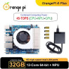 Orange Pi 6 PLUS 32GB RAM 12-Core CPU 45-TOPS AI Computing Power Integrated Cooler Fan  100W Power Supply
